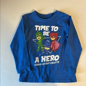 PJ Masks Blue Long Sleeve Shirt